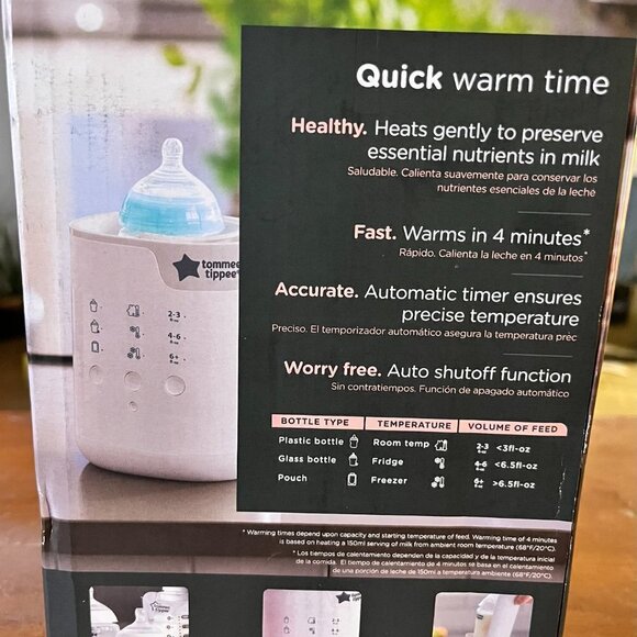 Tommee Tippee All-in-One Advanced Electric Bottle and Food Pouch Warmer - Picture 4 of 6